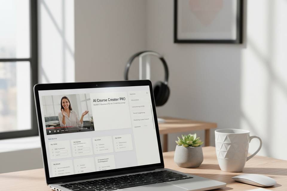 How to Turn Your Expertise Into an Online Course (and Income) with AI